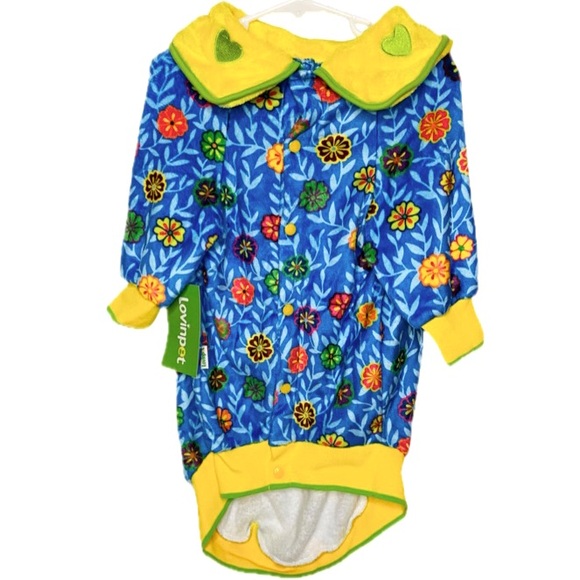 LOVINPETS Soft Flannel Floral Dog Apparel In Lizzy Pink Sz L - Picture 9 of 11